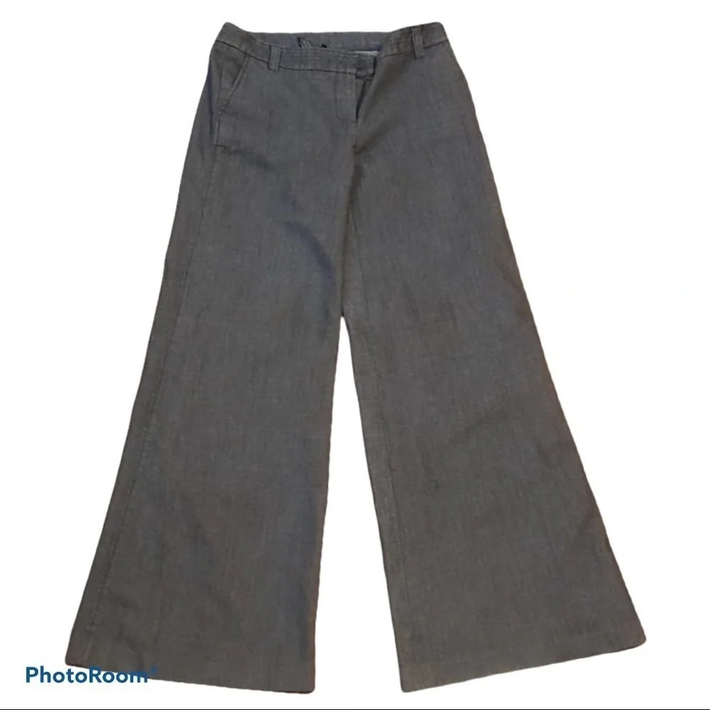 Bedo grey high  waisted wide legs denim jeans pants 8